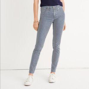 NWT Madewell Skinny Jeans in Piper Stripe